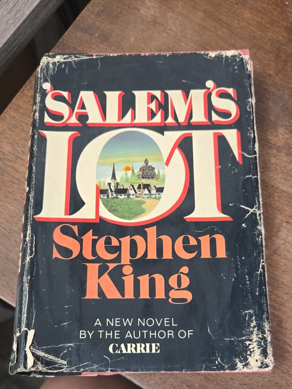 Salem's Lot Hardcover Book - Black and Orange